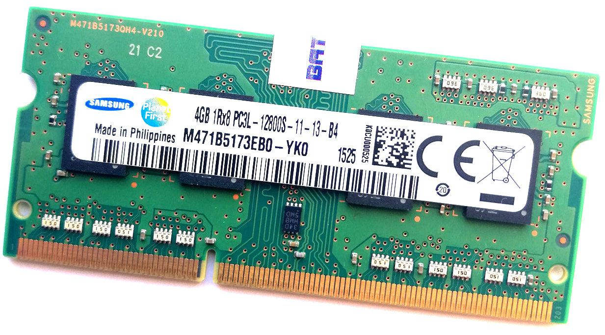 Оперативная память для ноутбука Samsung SODIMM DDR3L 4Gb 1600MHz 12800s CL11 (M471B5173EB0-YK0) Б/У
Оперативная память для ноутбука Samsung SODIMM DDR3L 4Gb 1600MHz 12800s CL11 (M471B5173EB0-YK0) Б/У