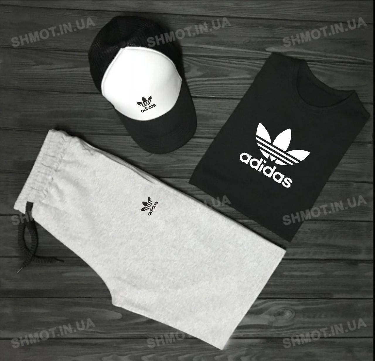 Мужской летний костюм (футболка/шорты/кепка) Адидас, костюм Adidas хлопок, ТОП качества. S
Мужской летний костюм (футболка/шорты/кепка) Адидас, костюм Adidas хлопок, ТОП качества. S