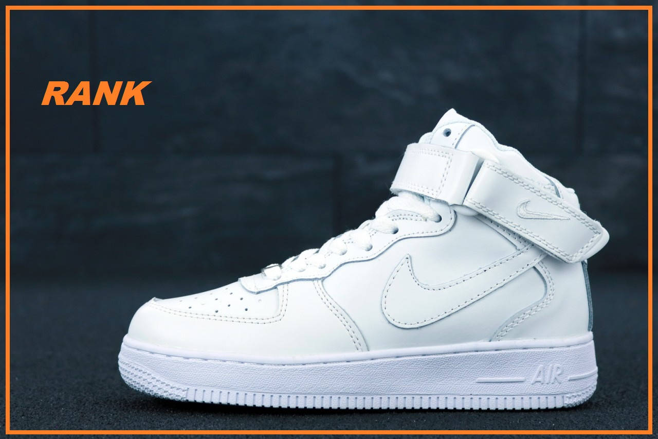 Кроссовки женские Nike Air Force 1 White в стиле Найк Аир Форс 1 белые кожаные высокие на липучке 38, Белый
Кроссовки женские Nike Air Force 1 White в стиле Найк Аир Форс 1 белые кожаные высокие на липучке 38, Белый