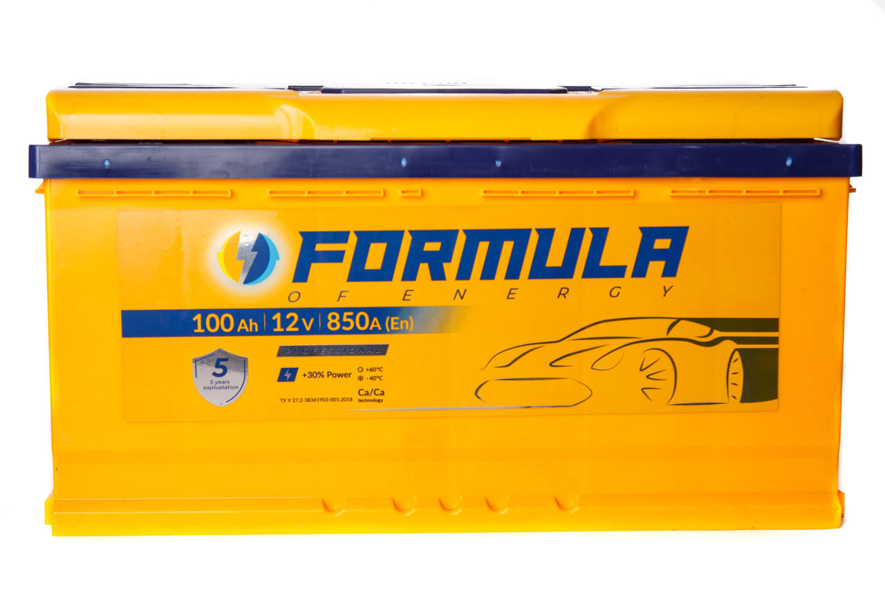 Аккумулятор автомобильный Formula 6СТ-100 АзE Professional 
Аккумулятор автомобильный Formula 6СТ-100 АзE Professional