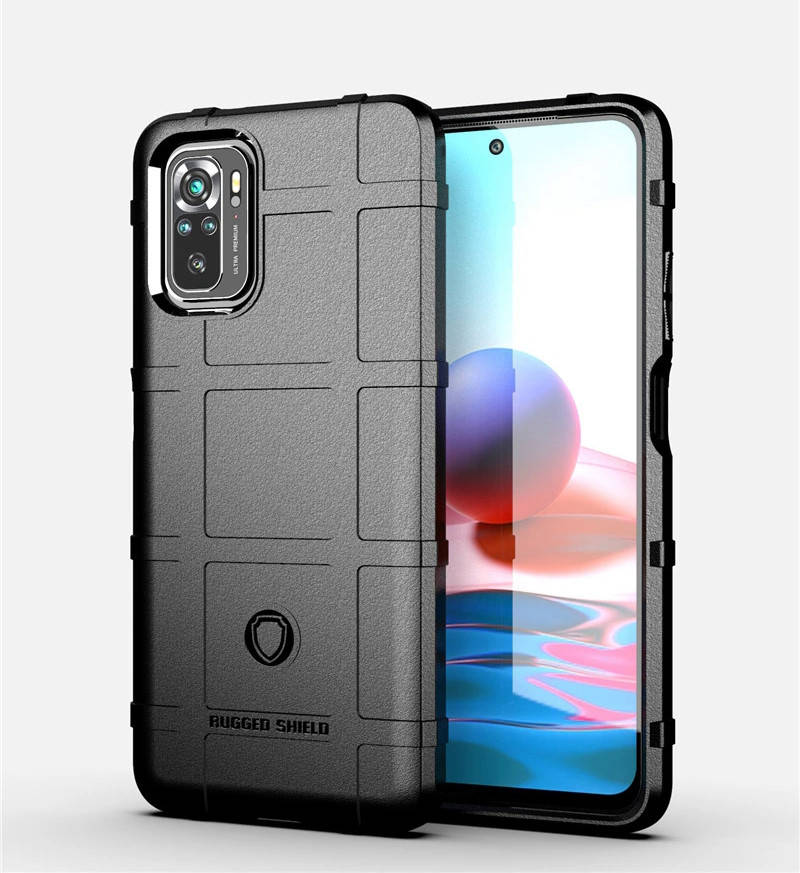 Противоударный чехол бампер Rugged Shield для Xiaomi Redmi Note 10 | 10S черный резиновый
Противоударный чехол бампер Rugged Shield для Xiaomi Redmi Note 10 | 10S черный резиновый