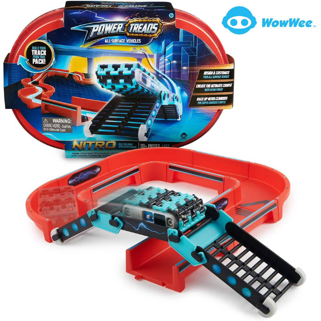 Игровой набор автотрек Power Treads - Nitro Stunt Pack - All-Surface Toy Vehicles 30+ Pieces. WooWee Оригинал
Игровой набор автотрек Power Treads - Nitro Stunt Pack - All-Surface Toy Vehicles 30+ Pieces. WooWee Оригинал