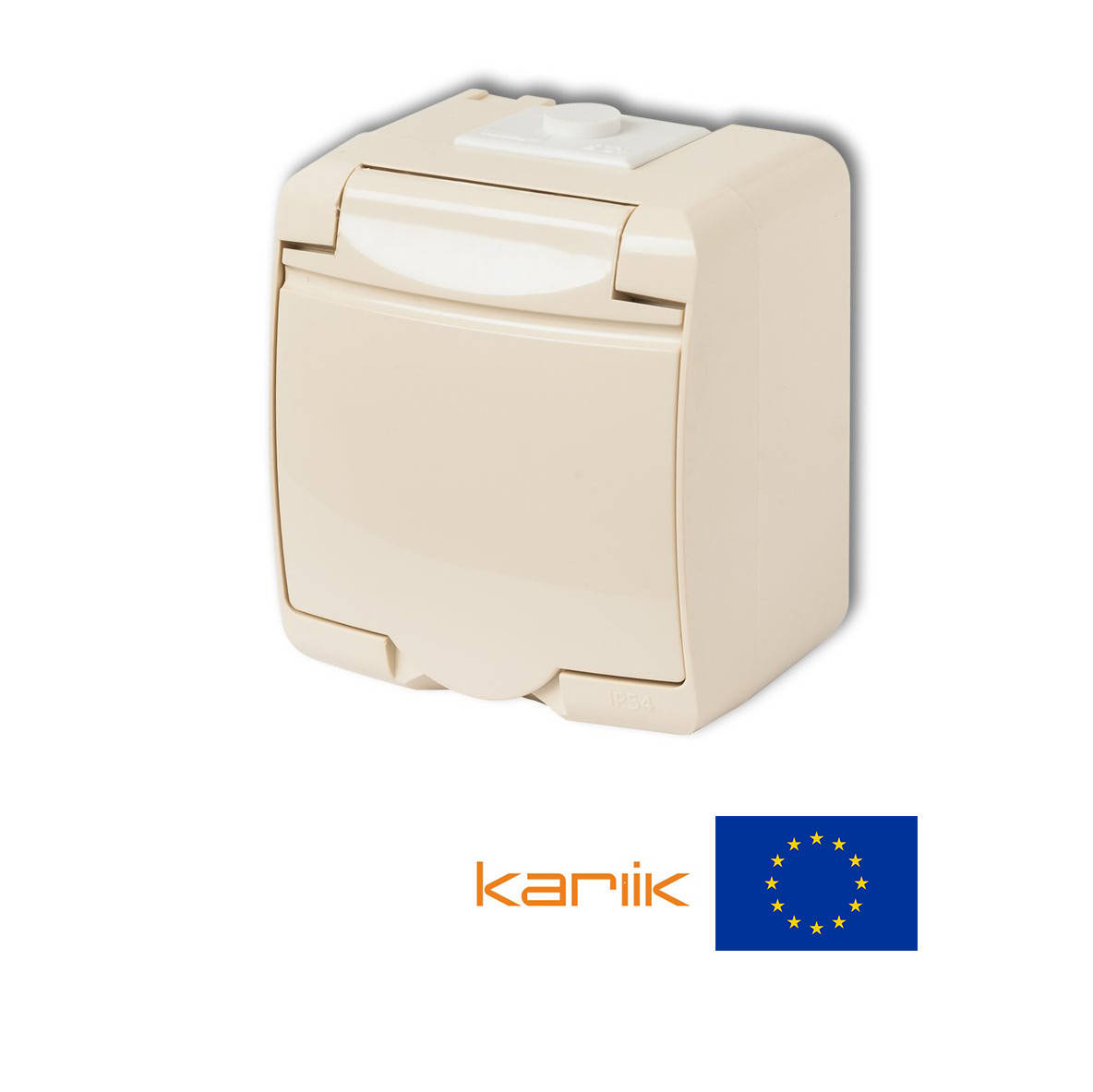 Розетка 1-я IP54 Karlik JUNIOR 1GHE-1s бежевая с заземлением крышкой наружная 16А 250В (влагозащищенная)
Розетка 1-я IP54 Karlik JUNIOR 1GHE-1s бежевая с заземлением крышкой наружная 16А 250В (влагозащищенная)