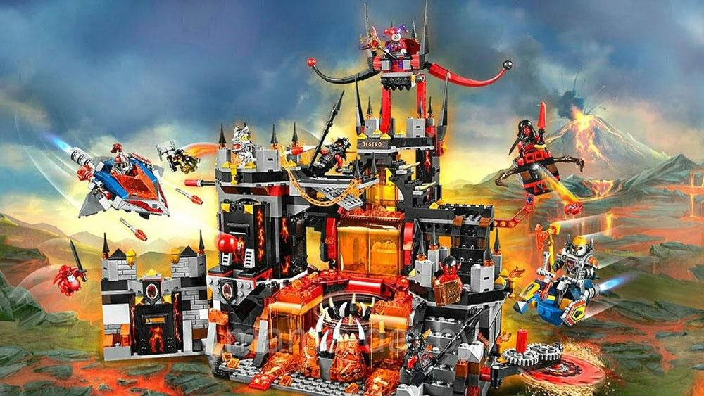Конструктор 10521 "Вулканическое логово Джестро" Nexo Knights 1229 дет., Разные цвета
Конструктор 10521 "Вулканическое логово Джестро" Nexo Knights 1229 дет., Разные цвета