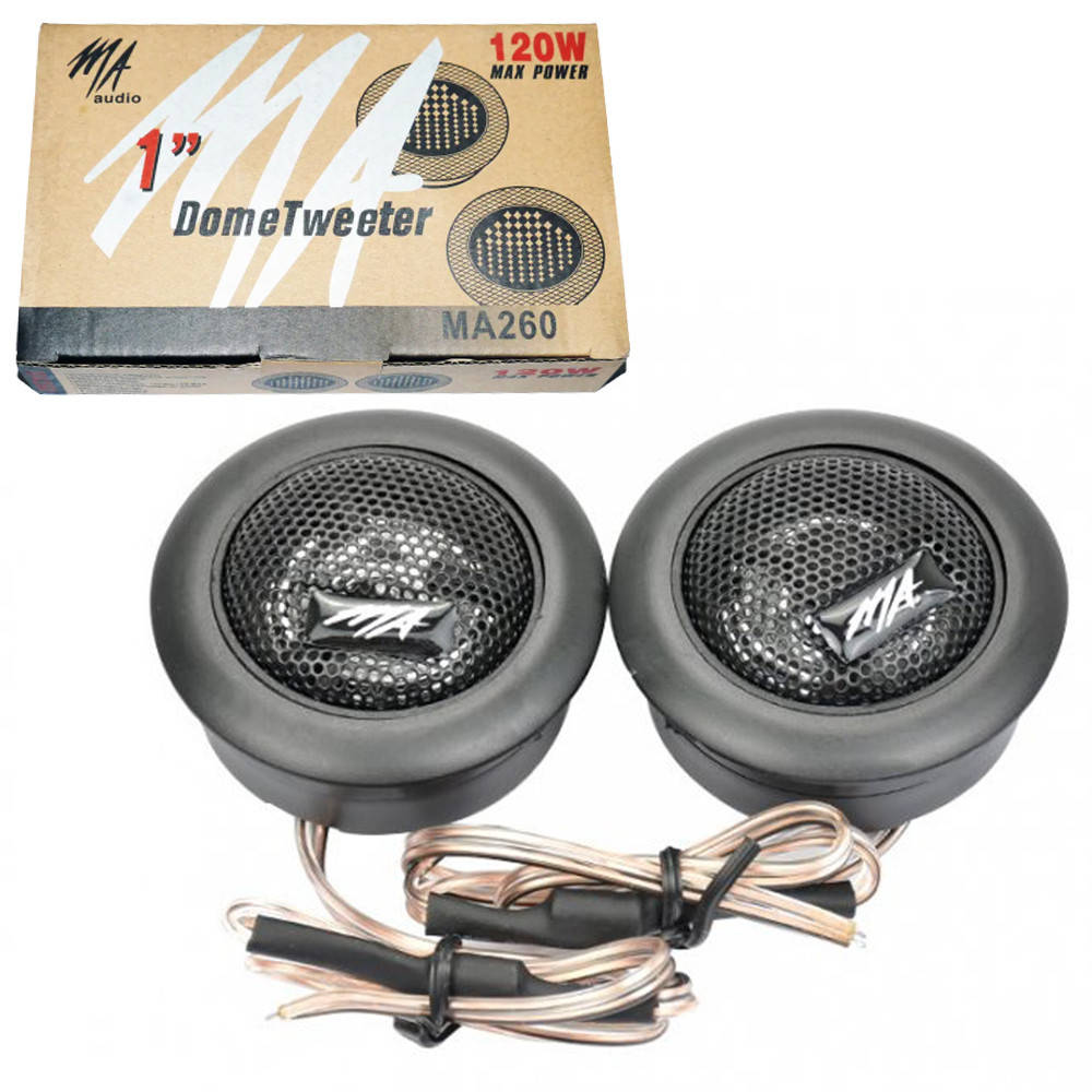 Автомобильные колонки пищалки врезные D=6 cm MA-260 120W 1545 / Динамики для автомобиля 2 шт
Автомобильные колонки пищалки врезные D=6 cm MA-260 120W 1545 / Динамики для автомобиля 2 шт