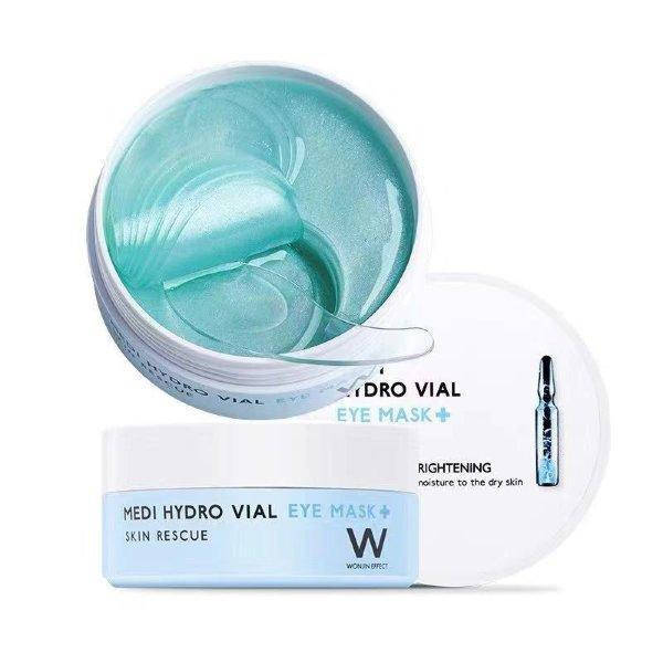 Глубокоувлажняющие патчи с гиалуроновой кислотой Wonjin Effect Medi Hydro Vial Eye Mask, 90г/60шт
Глубокоувлажняющие патчи с гиалуроновой кислотой Wonjin Effect Medi Hydro Vial Eye Mask, 90г/60шт