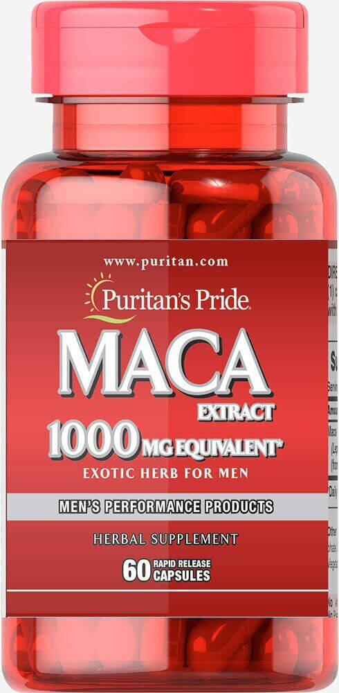 Мака для мужчин, Maca 1000 mg Exotic Herb for Men, Puritan's Pride, 1000 мг, 60 капсул (PTP-52984)
Мака для мужчин, Maca 1000 mg Exotic Herb for Men, Puritan's Pride, 1000 мг, 60 капсул (PTP-52984)