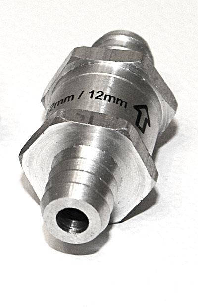Обратный клапан 12 мм. Топливный Жидкостный Евростандарт. 
Обратный клапан 12 мм. Топливный Жидкостный Евростандарт.