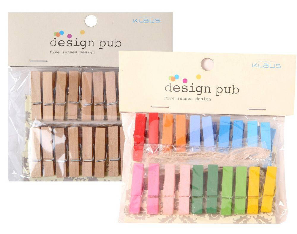 Прищіпки декоративні дерево кольорові 3,5 см 20 шт
Прищіпки декоративні дерево кольорові 3,5 см 20 шт