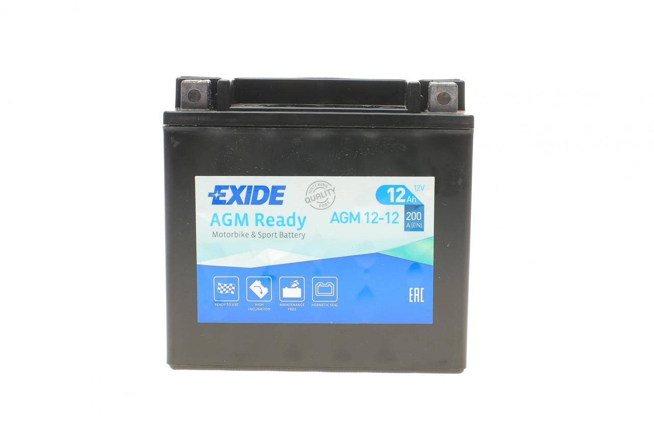 Аккумулятор гелевый мото 12Ah 200A EXIDE AGM12-12 для Honda , Yamaha , Kawasaki , Gilera , Aprilia
Аккумулятор гелевый мото 12Ah 200A EXIDE AGM12-12 для Honda , Yamaha , Kawasaki , Gilera , Aprilia