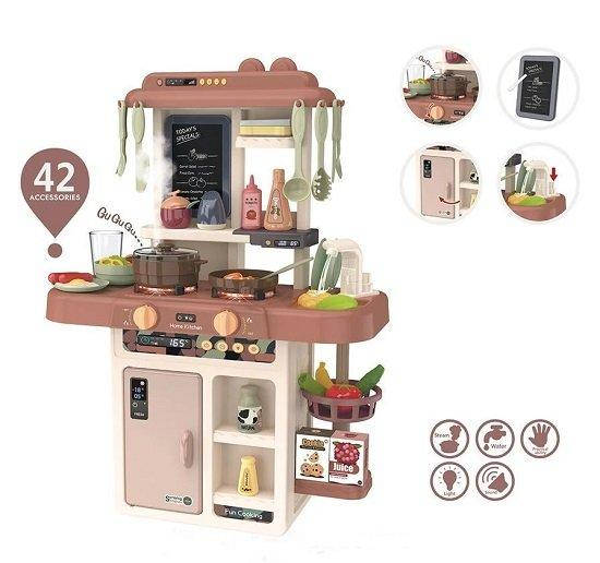 Детская игровая кухня Limo Toy 889-188, 42 предмета, льется вода, посудка, продукты, духовка, звук, свет
Детская игровая кухня Limo Toy 889-188, 42 предмета, льется вода, посудка, продукты, духовка, звук, свет