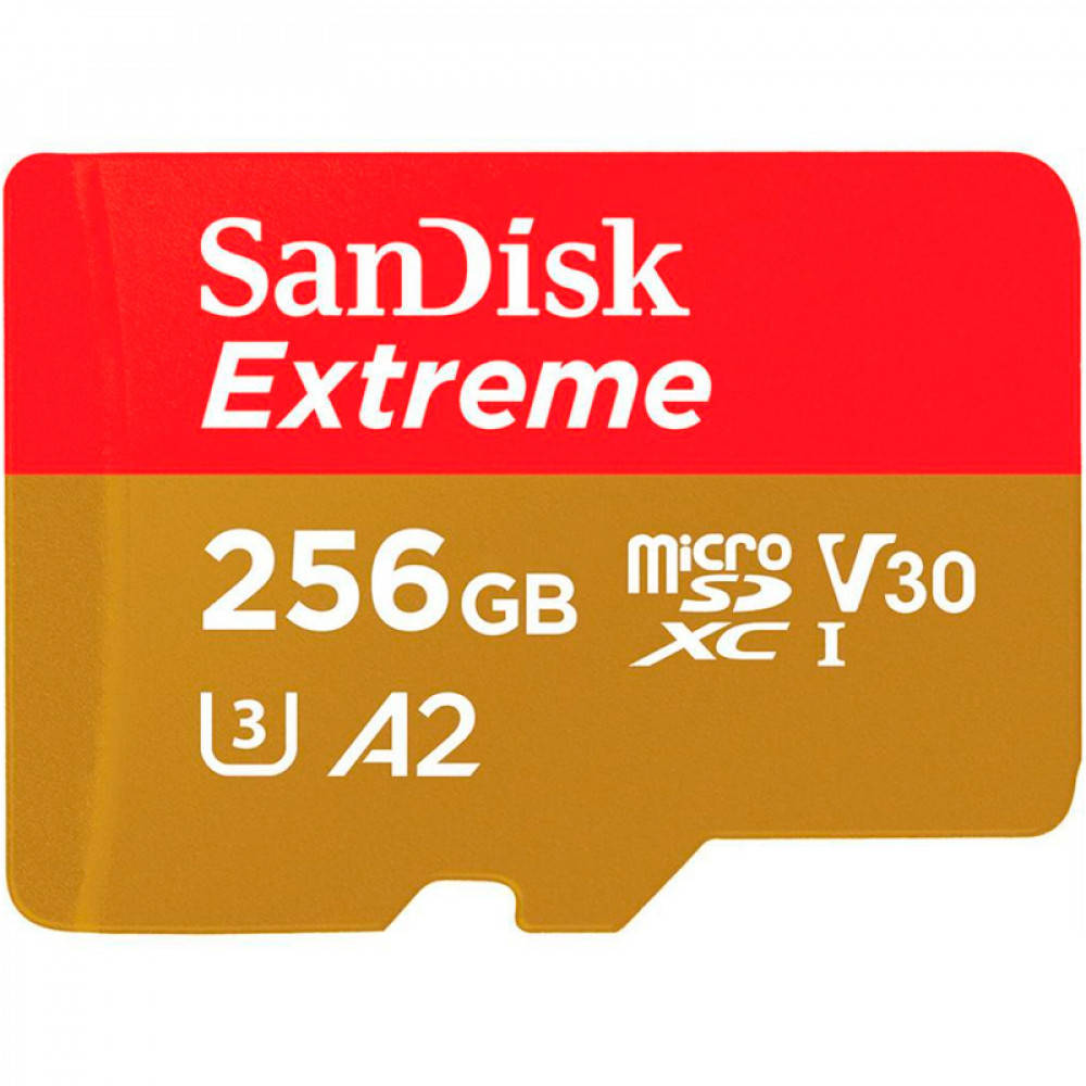 Карта памяти microSDXC SanDisk Extreme For Mobile Gaming A2 V30 256Gb (R160Mb/s W90Mb/s) (Class 10) (UHS-1 U3)
Карта памяти microSDXC SanDisk Extreme For Mobile Gaming A2 V30 256Gb (R160Mb/s W90Mb/s) (Class 10) (UHS-1 U3)