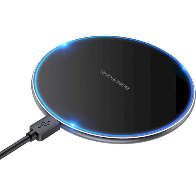 Беспроводное зарядное устройство BOROFONE BQ3 Pro 15W Ultra Slim Wireless Fast Charger Black (BQ3B), Черный
Беспроводное зарядное устройство BOROFONE BQ3 Pro 15W Ultra Slim Wireless Fast Charger Black (BQ3B), Черный