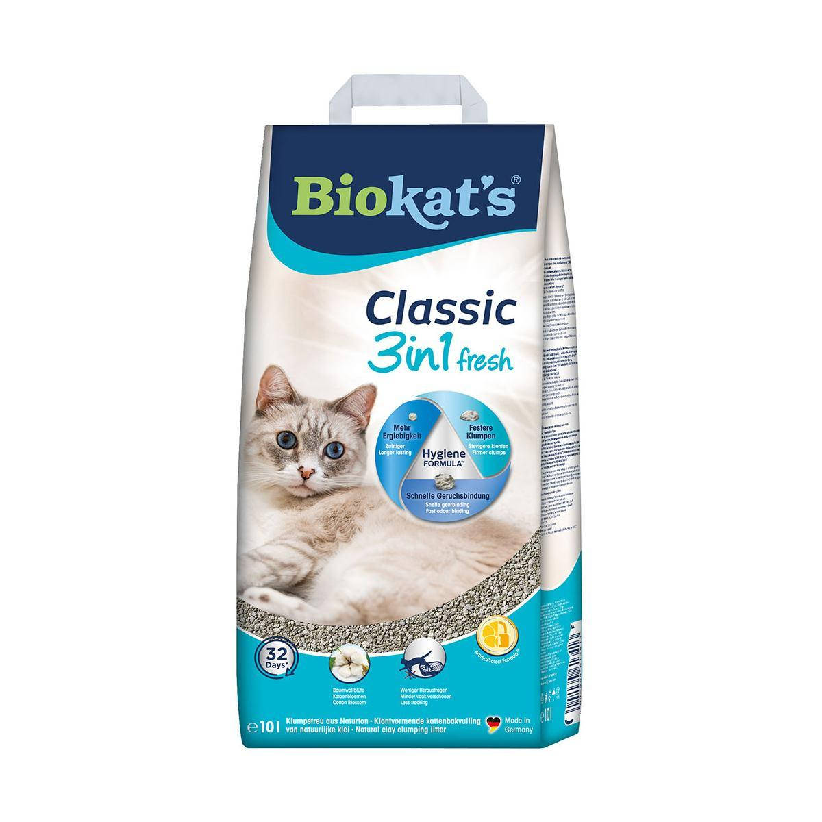 Biokat's (Германия) Наполнитель бентонитовый Biokats Fior di Cotton (3in1) 10 килограмм
Biokat's (Германия) Наполнитель бентонитовый Biokats Fior di Cotton (3in1) 10 килограмм