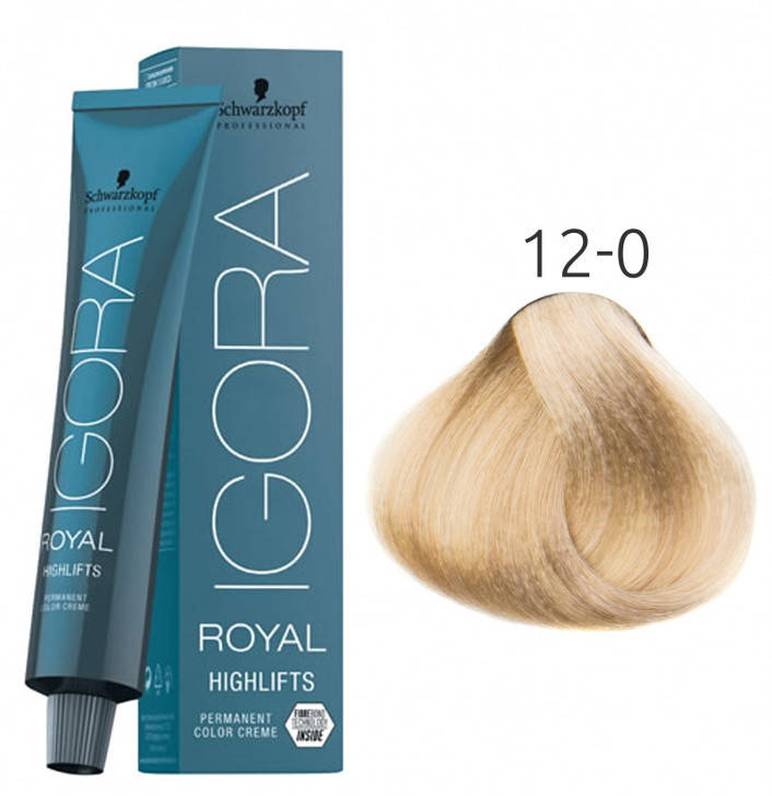 Краска для волос Schwarzkopf Igora Royal Highlift 12-0 Специальный блондин натуральный 60 мл
Краска для волос Schwarzkopf Igora Royal Highlift 12-0 Специальный блондин натуральный 60 мл