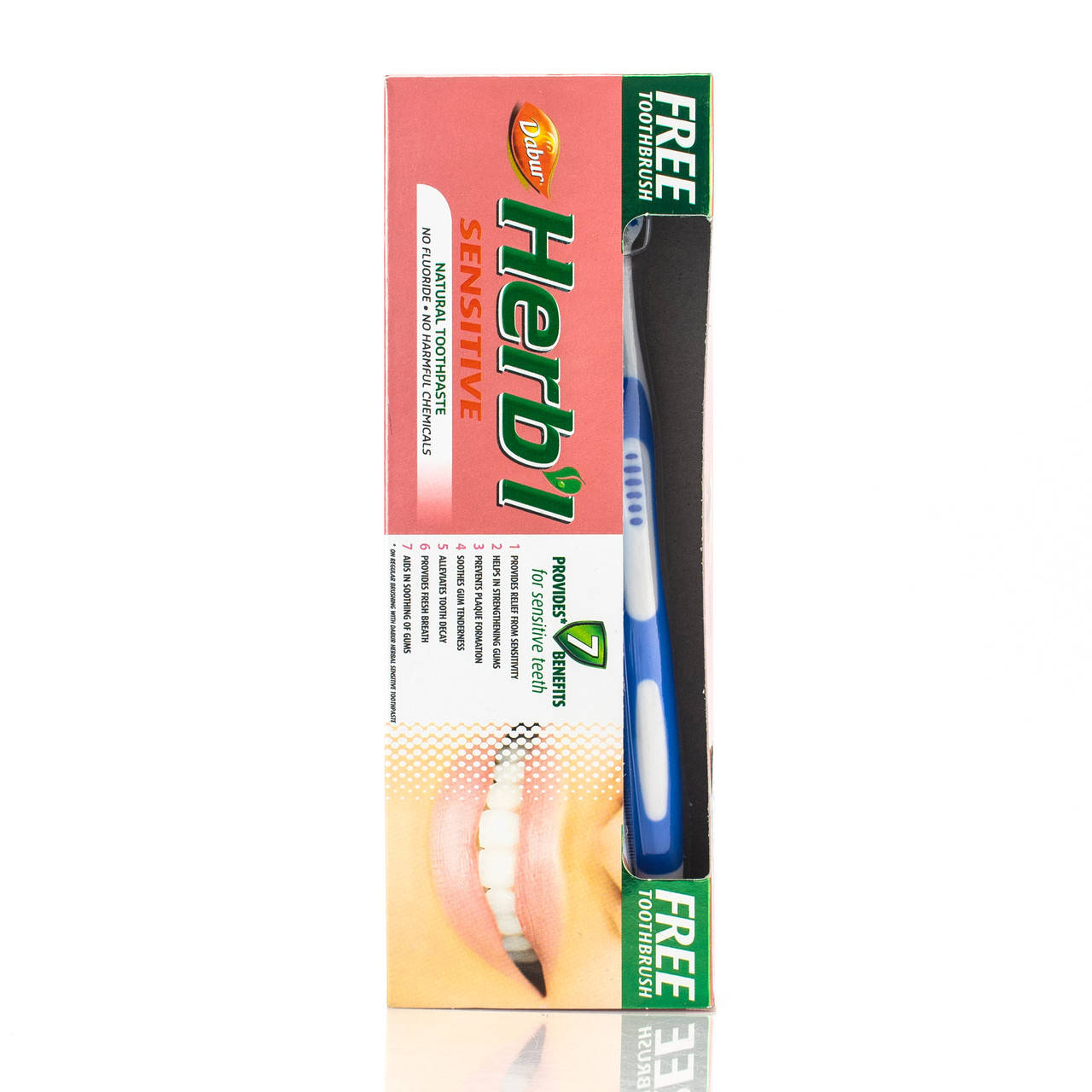 Зубная паста Хербал для чувствительных зубов / Dabur Herb’l Sensitive / 150 г + зубная щетка
Зубная паста Хербал для чувствительных зубов / Dabur Herb’l Sensitive / 150 г + зубная щетка