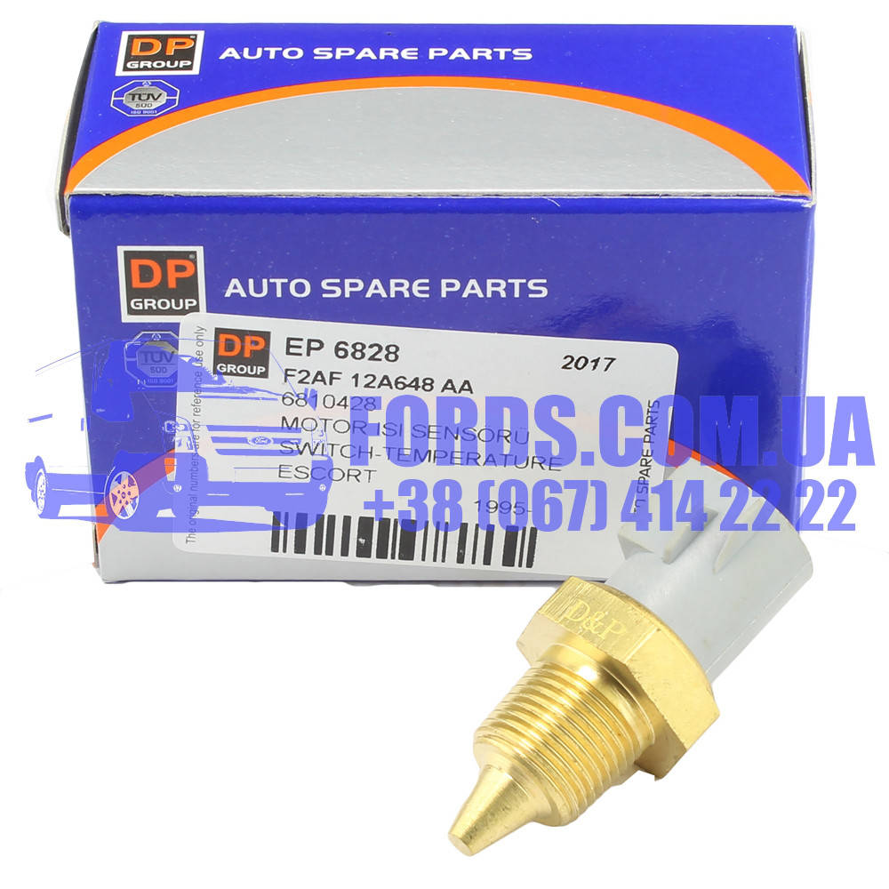 Датчик температуры FORD ESCORT/FIESTA/SCORPIO/SIERRA/TRANSIT/MONDEO (6810428/F2AF12A648AA/EP6828) DP GROUP
Датчик температуры FORD ESCORT/FIESTA/SCORPIO/SIERRA/TRANSIT/MONDEO (6810428/F2AF12A648AA/EP6828) DP GROUP
