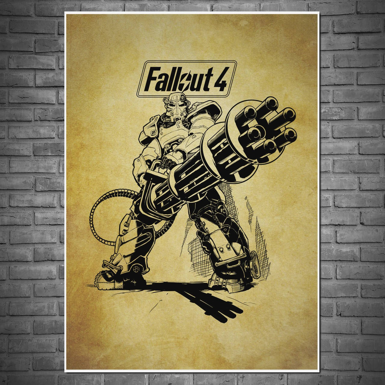 Плакат "Воин Братства Стали в силовой броне с пулемётом, Fallout 4" (артикул 2181) 85, Матовая, 60
Плакат "Воин Братства Стали в силовой броне с пулемётом, Fallout 4" (артикул 2181) 85, Матовая, 60