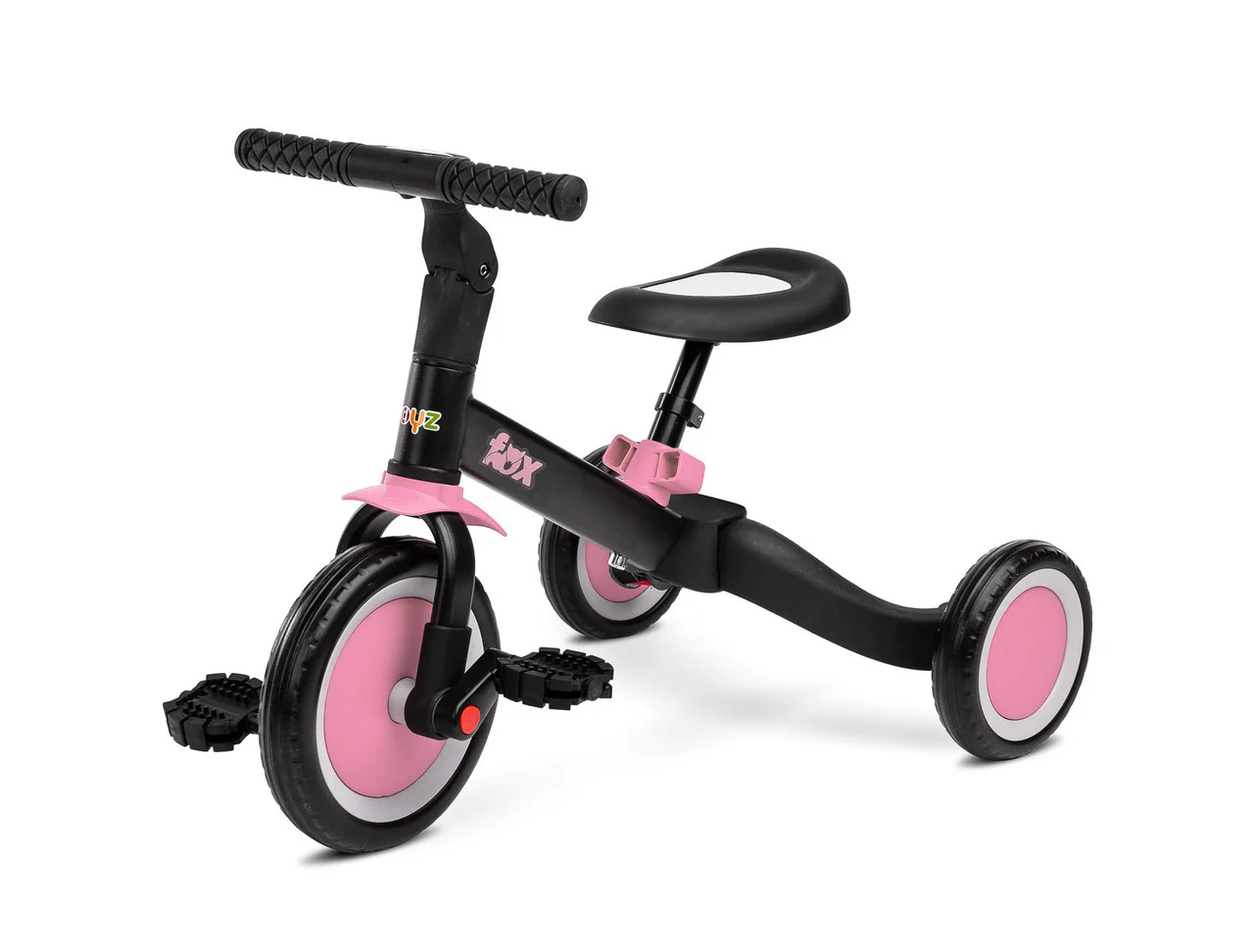 Велосипед трехколесный 4 в 1 Caretero Fox Pink со съемными педалями + регулировка сидения и руля, Розовый
Велосипед трехколесный 4 в 1 Caretero Fox Pink со съемными педалями + регулировка сидения и руля, Розовый