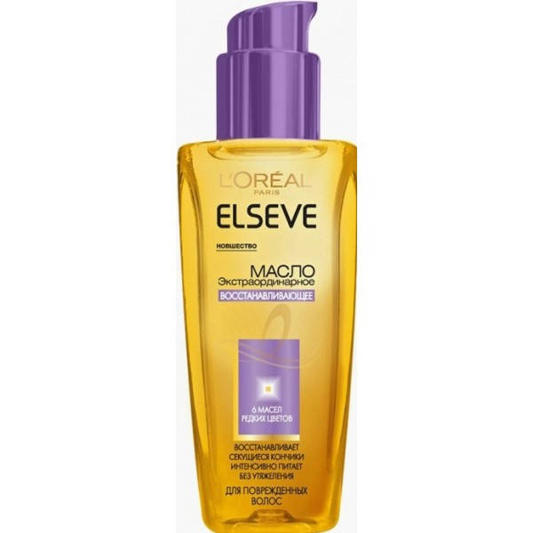 Экстраординарное восстанавливающее масло L'Oreal Paris Elseve для поврежденных волос, 100 мл
Экстраординарное восстанавливающее масло L'Oreal Paris Elseve для поврежденных волос, 100 мл