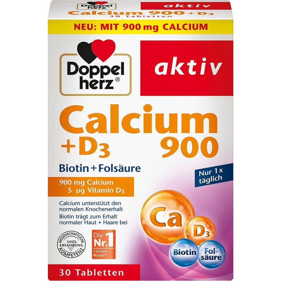 DoppelHerz Кальций 900 + D3 + биотин + фолиевая кислота aktiv для костей, зубов, кожи и волос
DoppelHerz Кальций 900 + D3 + биотин + фолиевая кислота aktiv для костей, зубов, кожи и волос