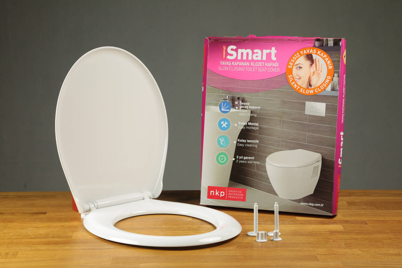 Сиденье для унитаза из термопласта с крышкой с микролифтом Smart 0303, Прочное овальное туалетное сиденье, Белый
Сиденье для унитаза из термопласта с крышкой с микролифтом Smart 0303, Прочное овальное туалетное сиденье, Белый