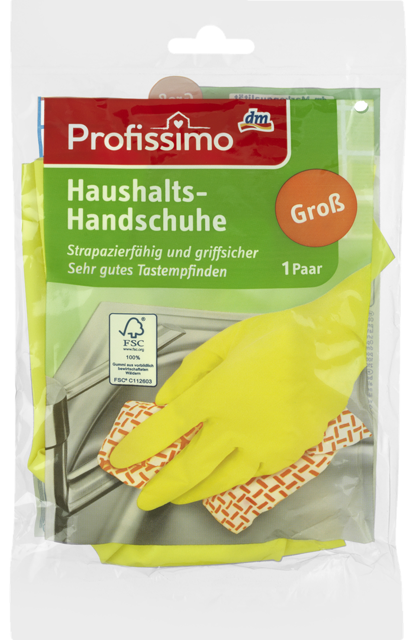 Резиновые перчатки для уборки в доме Profissimo Groß, 1 шт.