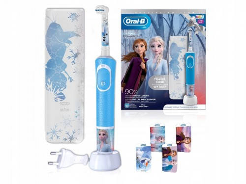 Электрическая зубная щетка детская Braun Oral-B Vitality Frozen 2 Special Edition D100.413.2KX
Электрическая зубная щетка детская Braun Oral-B Vitality Frozen 2 Special Edition D100.413.2KX