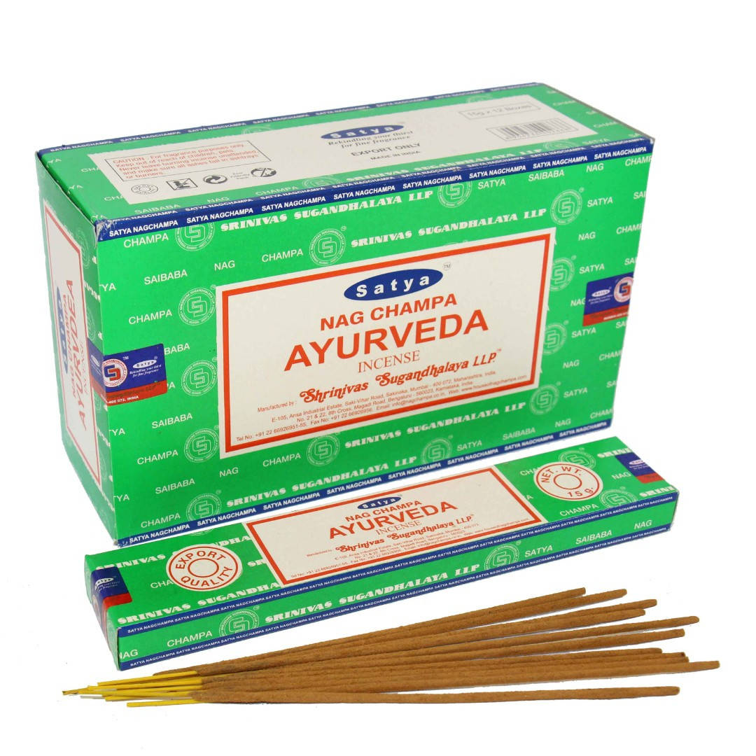 Благовония АЮРВЕДА фирмы САТЬЯ (Satya Ayurveda), 15 грамм - индийские бамбуковые ароматические палочки
Благовония АЮРВЕДА фирмы САТЬЯ (Satya Ayurveda), 15 грамм - индийские бамбуковые ароматические палочки