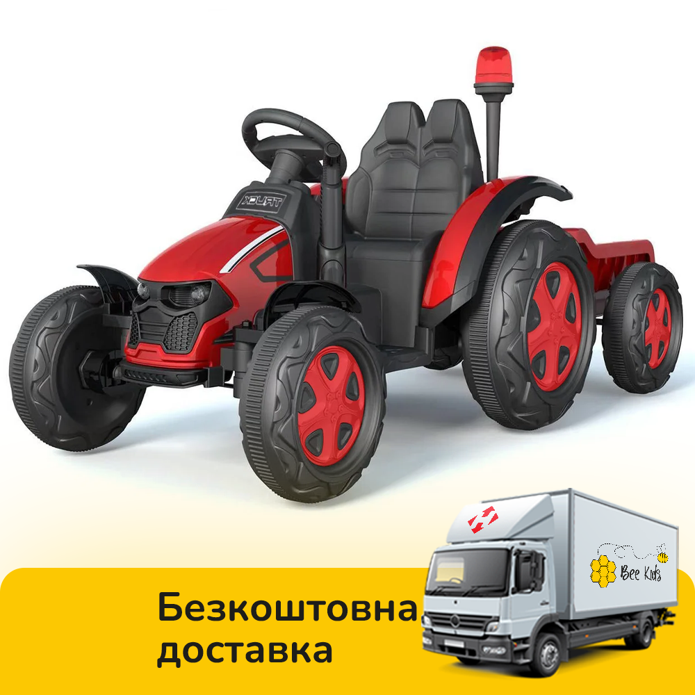 Детский электромобиль Трактор с прицепом (мотора 35W, MP3) Baby Tilly T-7313 EVA RED Красный
Детский электромобиль Трактор с прицепом (мотора 35W, MP3) Baby Tilly T-7313 EVA RED Красный