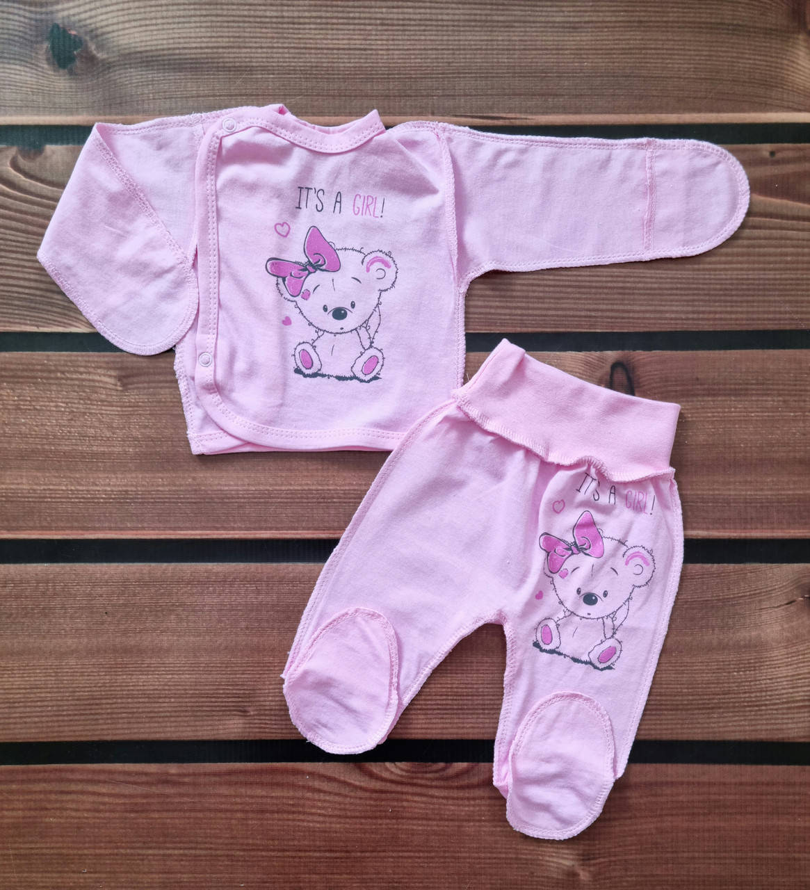 Комплект для новорожденного 2-х предмет. (кулир)
Комплект для новорожденного 2-х предмет. (кулир)