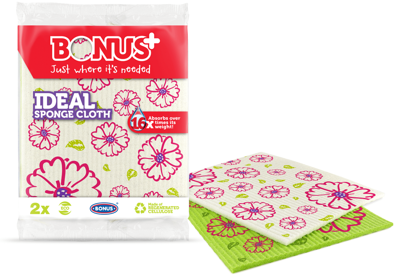 Салфетка целюлозная универсальная Bonus B506 Ideal Sponge Cloth 2шт, Разные цвета
Салфетка целюлозная универсальная Bonus B506 Ideal Sponge Cloth 2шт, Разные цвета