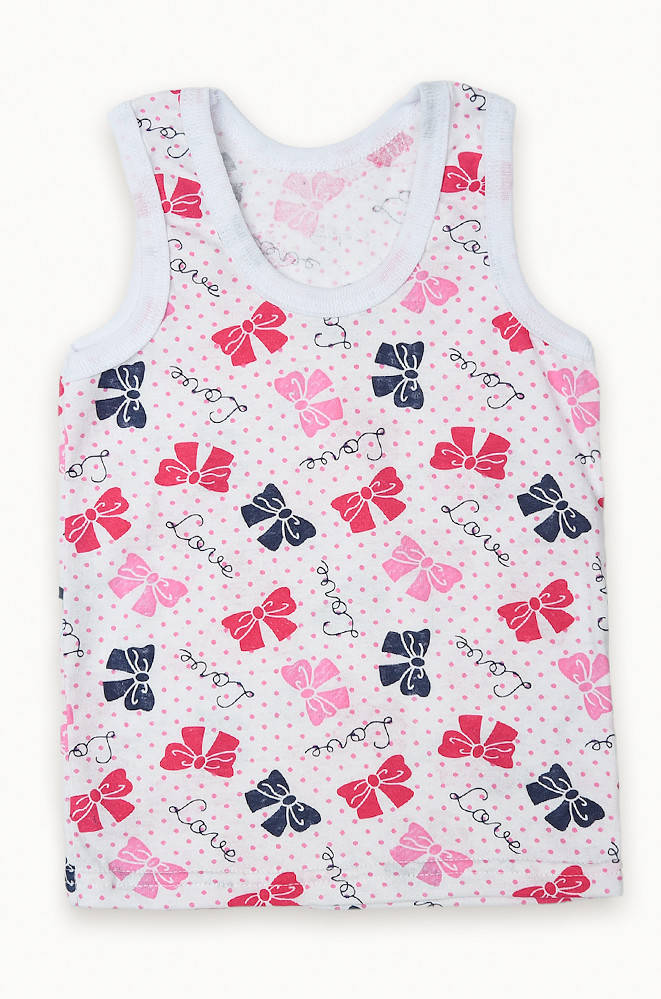 Майка девочка белая ААА 136663M, Белый
Майка девочка белая ААА 136663M, Белый