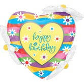 А Outsiders Happy Birthday Daisies. Шар фольгированный Сердце с ромашками С Днем рождения, В УП, Разные цвета
А Outsiders Happy Birthday Daisies. Шар фольгированный Сердце с ромашками С Днем рождения, В УП, Разные цвета