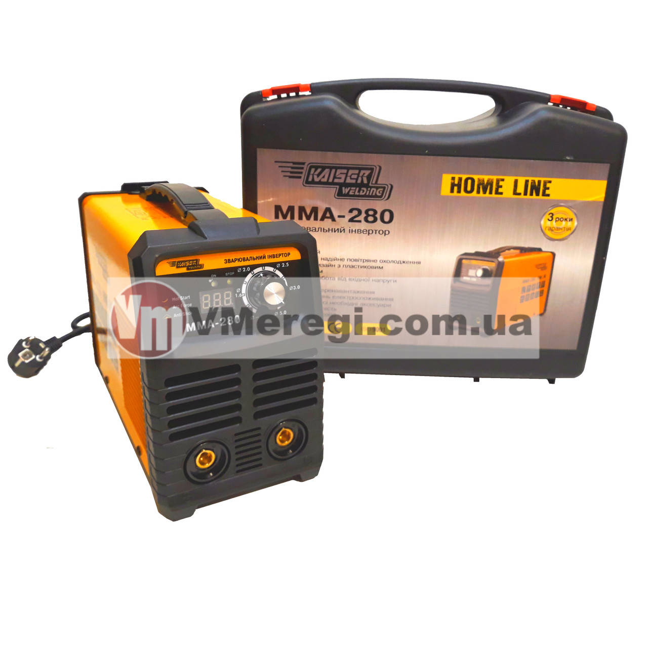 Сварочный инвертор для дома Kaiser MMA-280 HOME LINE Бытовой инверторный сварочный аппарат Кайзер
Сварочный инвертор для дома Kaiser MMA-280 HOME LINE Бытовой инверторный сварочный аппарат Кайзер