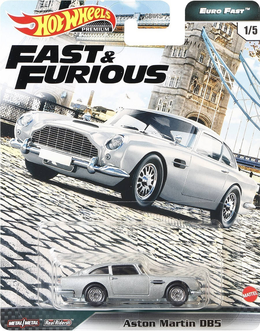Машинка Hot Wheels Premium - Aston Martin DB5 - 2020 Fast & Furious - Car Culture - Real Riders. Mattel
Машинка Hot Wheels Premium - Aston Martin DB5 - 2020 Fast & Furious - Car Culture - Real Riders. Mattel
