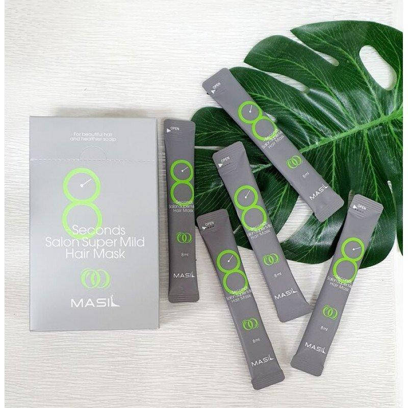 Смягчающая восстанавливающая маска для волос Masil 8 Seconds Salon Super Mild Hair Mask, 8 мл
Смягчающая восстанавливающая маска для волос Masil 8 Seconds Salon Super Mild Hair Mask, 8 мл