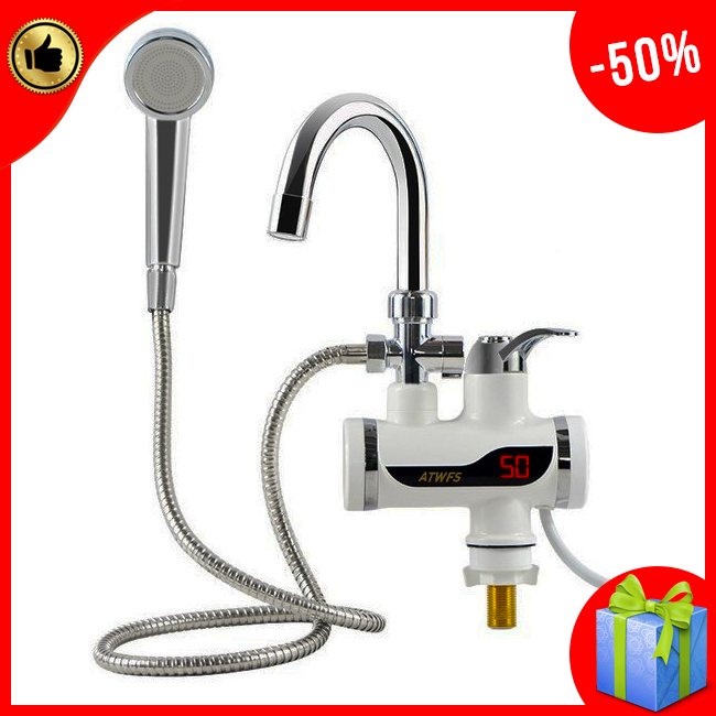 Проточный электрический водонагреватель с душем и LCD экраном Water Heater, нагреватель воды для дома
Проточный электрический водонагреватель с душем и LCD экраном Water Heater, нагреватель воды для дома