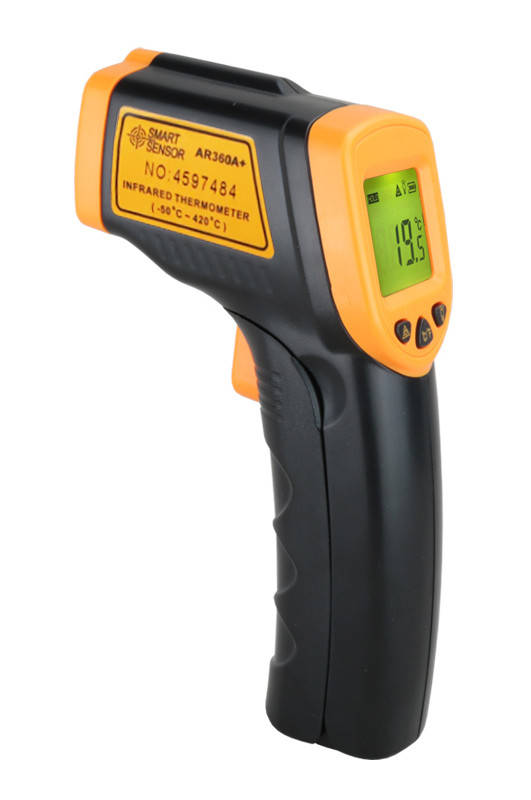 Промышленный лазерный цифровой пирометр Smart Sensor AR360A+ (-50 °C до 420 °C) (1024)
Промышленный лазерный цифровой пирометр Smart Sensor AR360A+ (-50 °C до 420 °C) (1024)