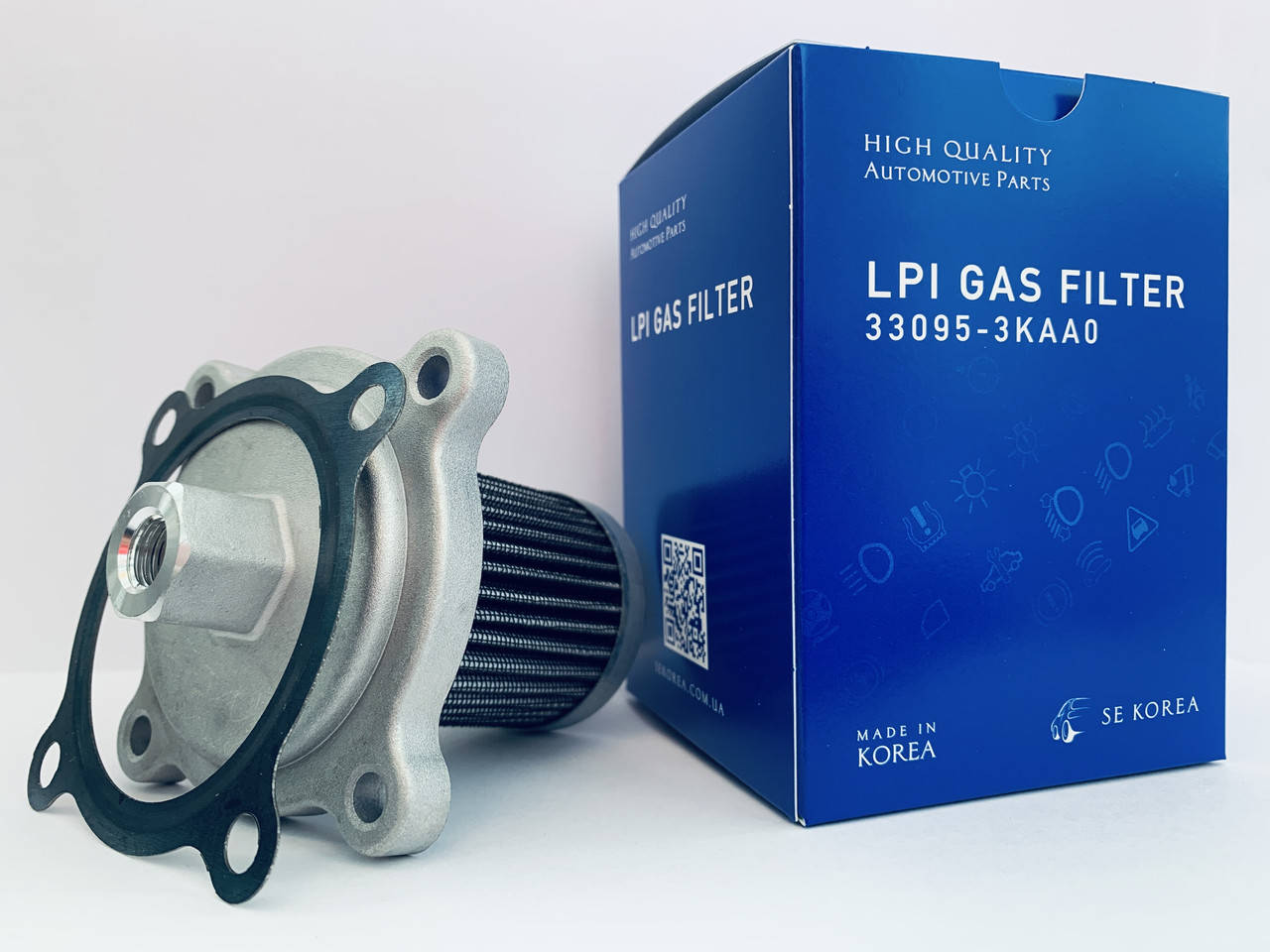 Hyundai/Kia Фильтр топлива тонкой очистки LPI две прокладки 330953KAA0 Sonata K5 Grandeur K7 газ LPG
Hyundai/Kia Фильтр топлива тонкой очистки LPI две прокладки 330953KAA0 Sonata K5 Grandeur K7 газ LPG