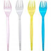 Вилки пластик цветные 24 штуки
Вилки пластик цветные 24 штуки
