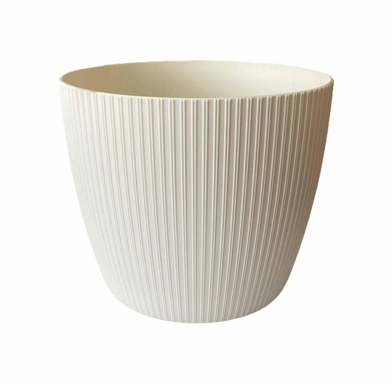 Кашпо Магнолия Джампер 300 мм кремовий 
Кашпо Магнолия Джампер 300 мм кремовий