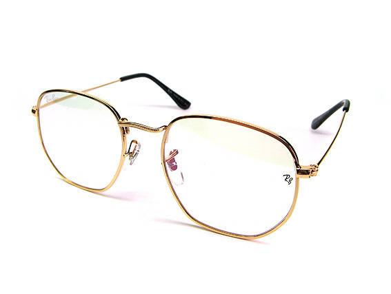 Очки солнцезащитные прозрачные Ray-Ban, Золотистый 
Очки солнцезащитные прозрачные Ray-Ban, Золотистый