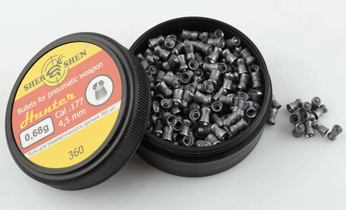 Пули Шершень Hunter 0,68г (360 шт)
Пули Шершень Hunter 0,68г (360 шт)
