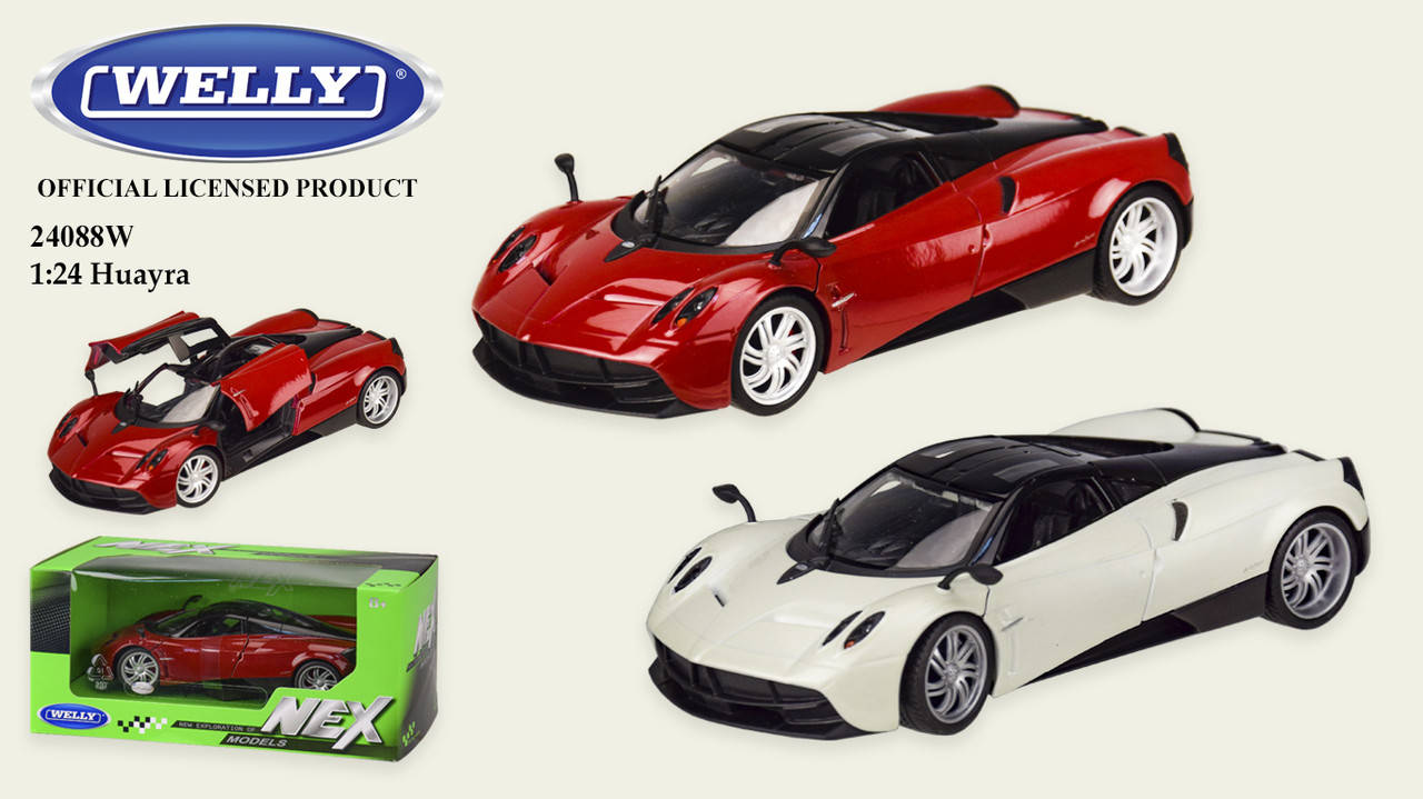 Машина метал 24088W (24шт|4) "WELLY"1:24 PAGANI HUAYRA,2 цвета,в кор.23*11*10см, р-р игрушки – 19*8.
Машина метал 24088W (24шт|4) "WELLY"1:24 PAGANI HUAYRA,2 цвета,в кор.23*11*10см, р-р игрушки – 19*8.