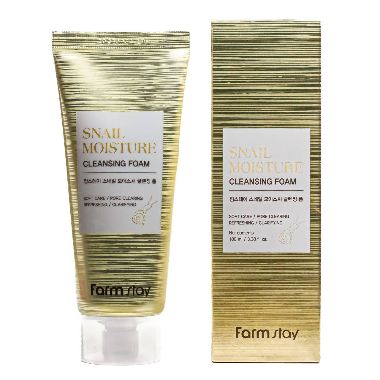 Пенка для умывания FarmStay Snail Moisture Cleansing Foam увлажняющая с муцином улитки 100 мл
Пенка для умывания FarmStay Snail Moisture Cleansing Foam увлажняющая с муцином улитки 100 мл