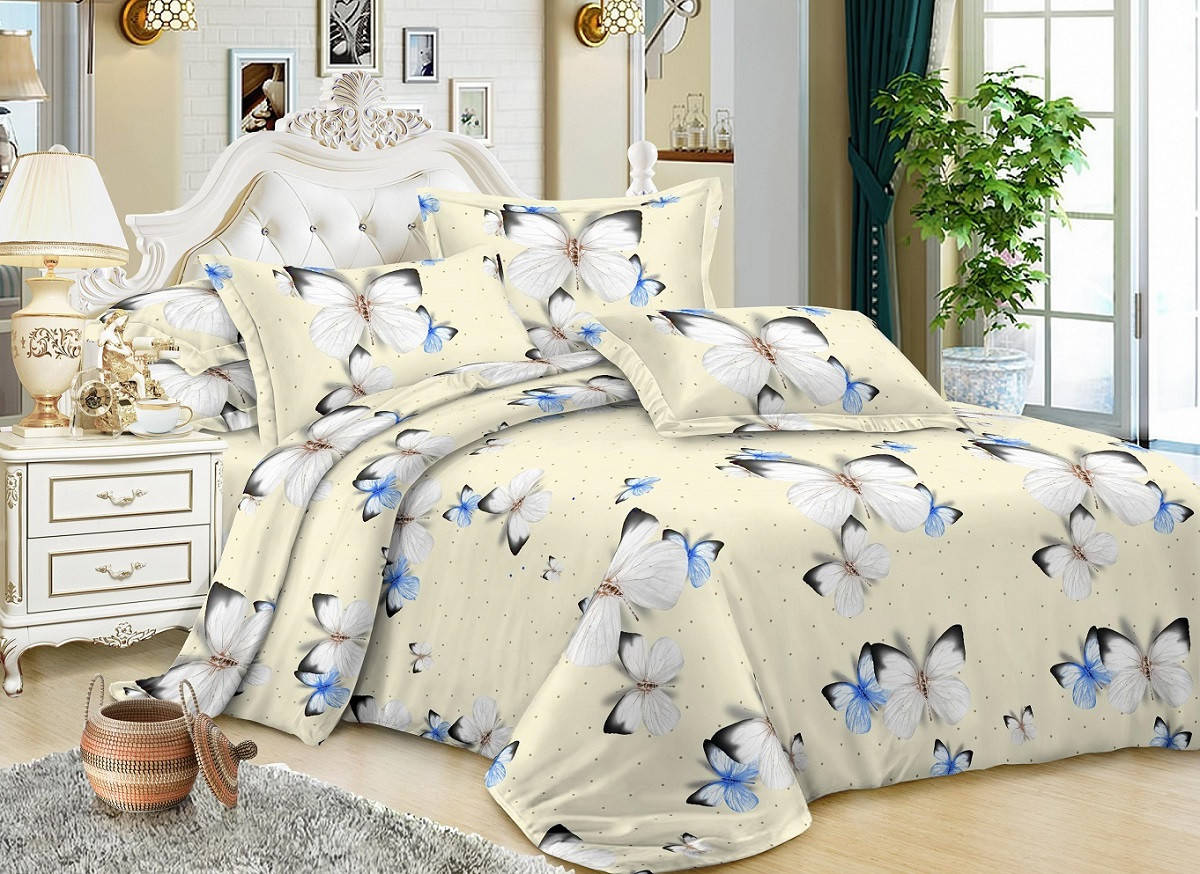 Постельное белье жатка Бабочки Двуспальный, Желтый
Постельное белье жатка Бабочки Двуспальный, Желтый