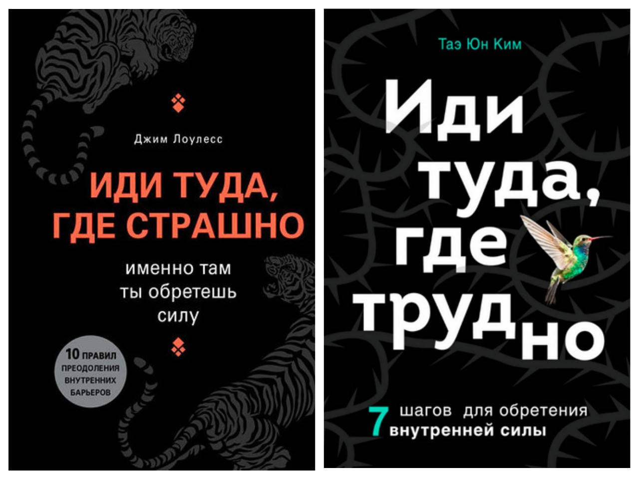 Комплект книг "Иди туда, где страшно" - автор Джим Лоулесс + "Иди туда, где трудно" - автор Таэ Юн Ким
Комплект книг "Иди туда, где страшно" - автор Джим Лоулесс + "Иди туда, где трудно" - автор Таэ Юн Ким