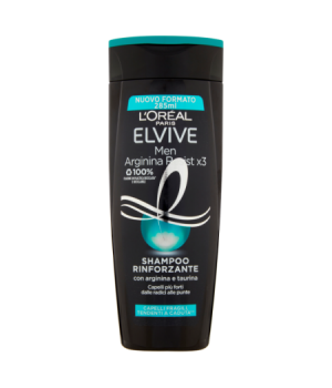 Мужской шампунь L'Oréal Paris Shampoo 2in1 Elvive Arginine Men, для поврежденных волос, 285 мл
Мужской шампунь L'Oréal Paris Shampoo 2in1 Elvive Arginine Men, для поврежденных волос, 285 мл