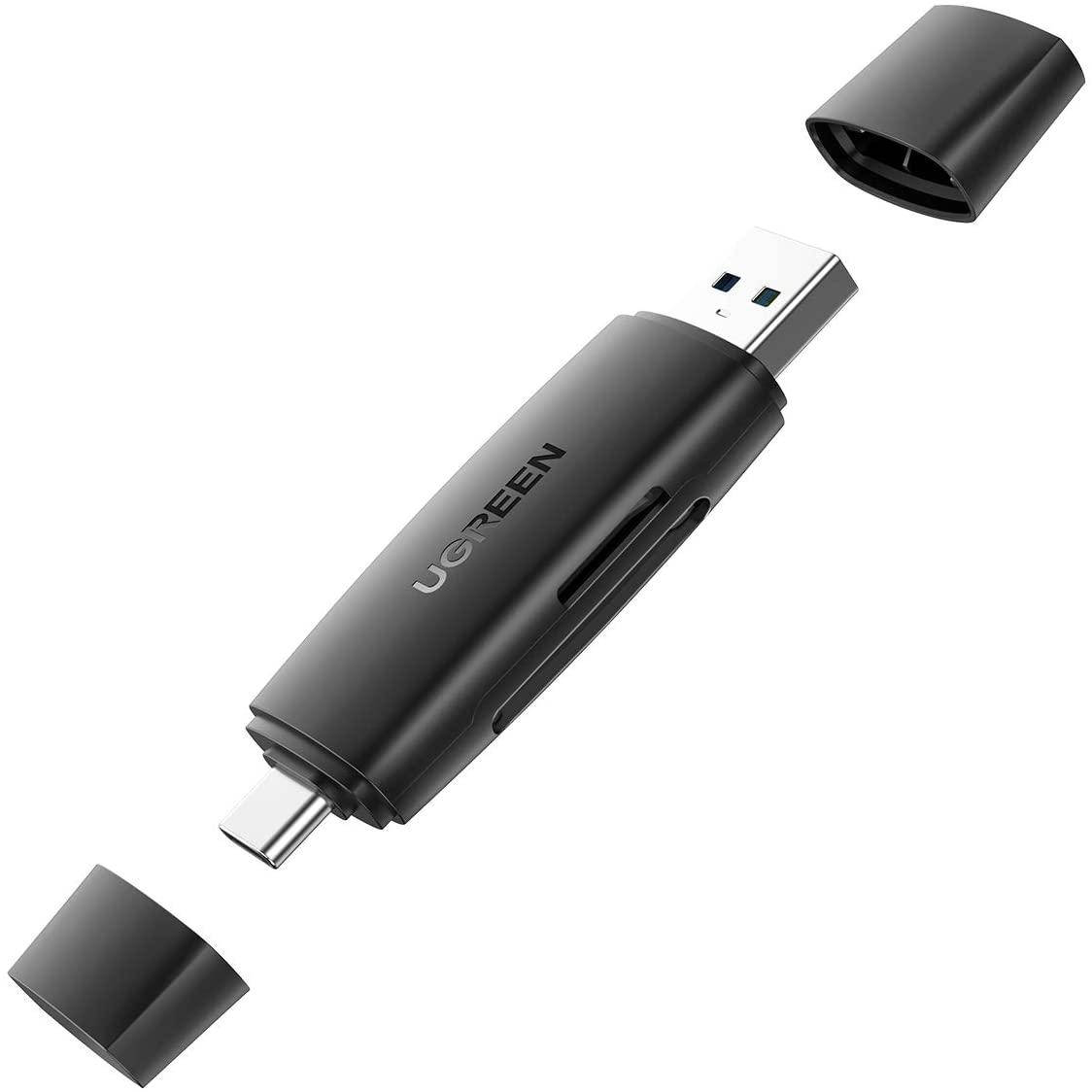 Адаптер устройство чтения SD карт памяти USB кардридер UGREEN USB 3.0 OTG для SD Micro SD SDHC Black (CM304), Черный
Адаптер устройство чтения SD карт памяти USB кардридер UGREEN USB 3.0 OTG для SD Micro SD SDHC Black (CM304), Черный